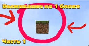 ВЫЖИВАНИЕ НА ОДНОМ БЛОКЕ