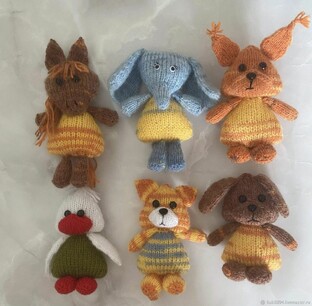Игрушки спицами