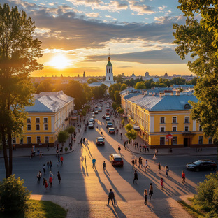 Города 