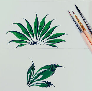 Городецкая роспись