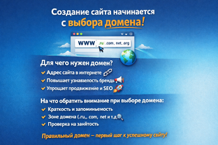 Какой домен лучше выбрать для сайта