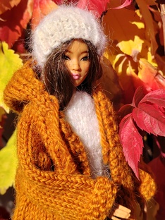 Вяжем на куклу 