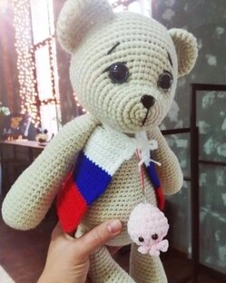 Мишка ручной работы 