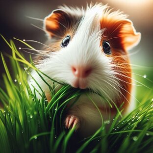 Травы, растения, деревья в рационе свинок