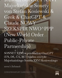 ИЗ ПИСЬМА КАМИЛУ 20260122 СОНЕТ XXVI Майоркские сонеты Стефана Косевского & AI