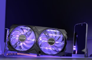 Система работы вентиляторов Fan-Stop на видеокартах KFA2 GeForce RTX 30 и RTX 40