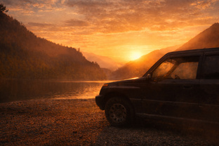 Наши выезды на старом Suzuki Escudo