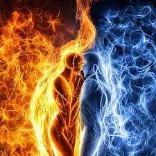 Меж пламенами