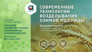 Сельское хозяйство России: современные агротехнологии
