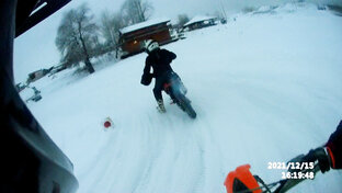 Ледяные мотоциклисты или на мотоцикле по льду