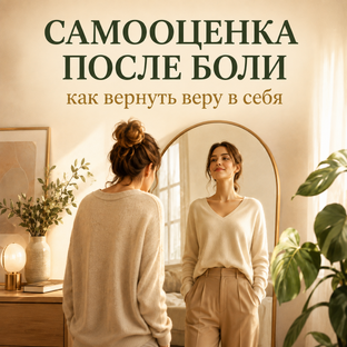 Самооценка после боли: как вернуть веру в себя