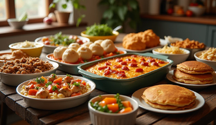 Запеканки, пельмени, блины, котлеты