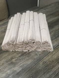 Подготовка бумажной лозы.