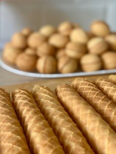 Орешки и трубочки