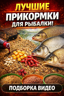 Лучшие прикормки для рыбалки!