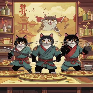 Samurai Pizza Cats