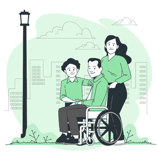 Правильная поза при нарушении мобильности