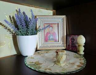 Иконы, вышитые бисером