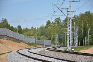 Строительство второго пути на перегоне Костино - Иванцево
