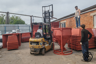 Бадьи для бетона и ящики для раствора