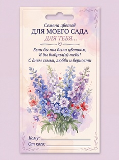 Семена цветов (Фамильная селекция Владимиров)