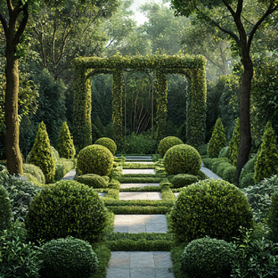 Тенистый сад. 