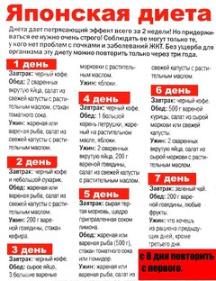 японская диета
