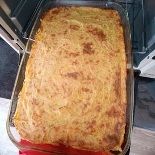 Картофельная запеканка с фаршем