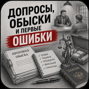 Допросы, обыски и первые ошибки