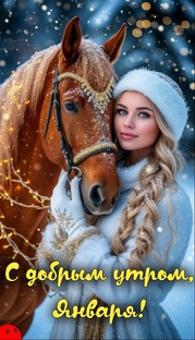 Доброе утро января