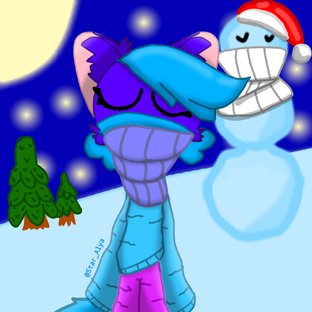 Капелька и Луня😊