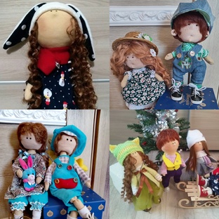 Текстильные куклы 