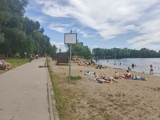 Центральный пляж Липецка