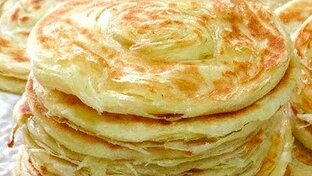 Мука манка и кипяток, очень вкусная 