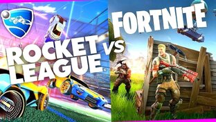 Моменты из Fortnite, Rocket League. 