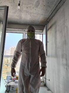 Подготовка стен под обои.