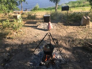 Готовим на природе.