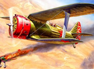 Боевая "Чайка" в огненном небе войны