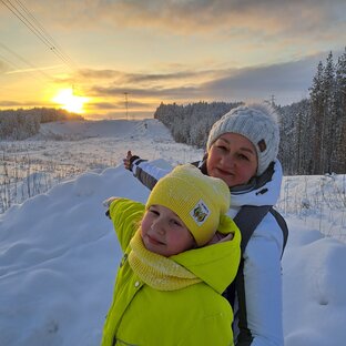 Северный край. Снежный рай