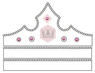 Царская корона из фетра и картона