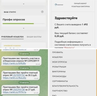 Работа на других сайтах и площадках