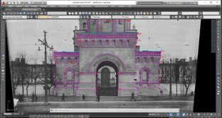 Создание обмерной документации памятника по его архивным фотоснимкам