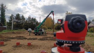 Свайное поле . Поготовка 