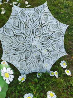 Вязаные зонты.