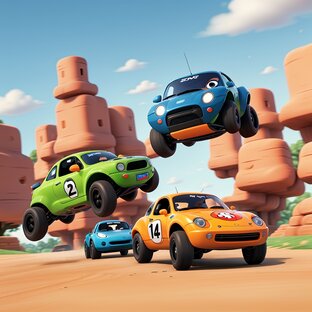 Чат GPT сделал игру гоночки