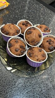 Кексы с шоколадом 🥰
