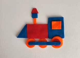 Машины, спецтехника из пластилина.