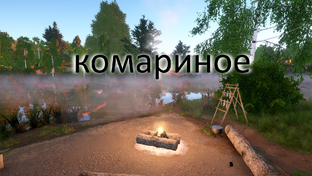 Рыбные места на оз. Комарином.