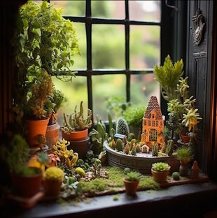 Огород на подоконнике