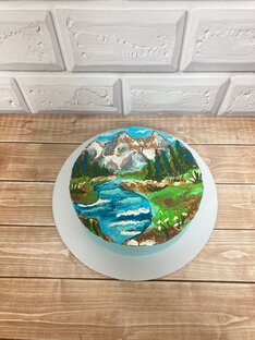 Рисунки на тортах